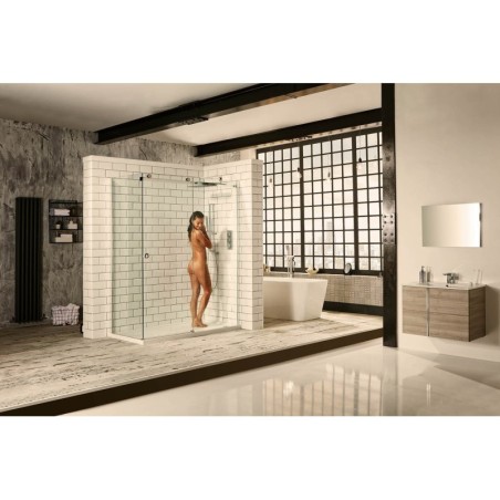Aspirante Minimalist 8.5kW Electric Shower with Central Control - White Gloss