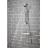 Frontline Blok 1700 x 700mm Shower Bath with Wooden Panel and Screen